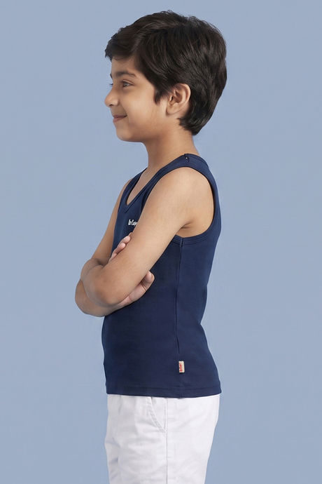 Lee Cooper Boys Solid Vest (Pack of 2) - Multicolor — image 3